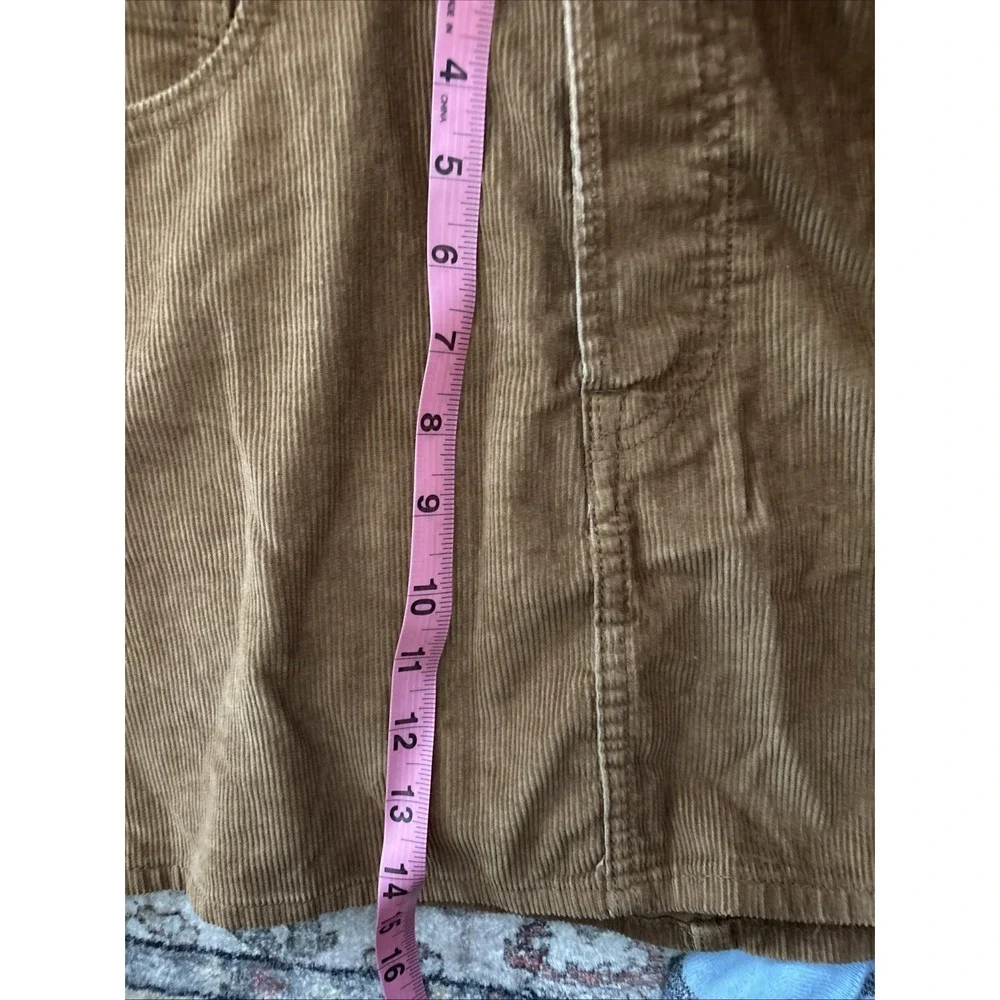 Levi's Women's Size 30" Waist Icon Mini Skirt Brown Corduroy - Picture 5 of 7